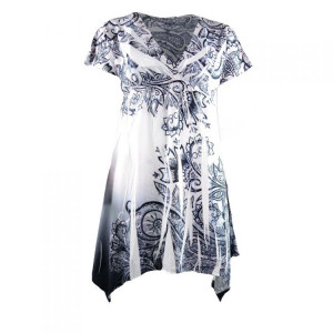  SMOCK DRESS LADIES WHITE - 