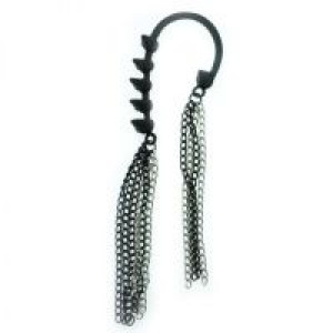  CSSER CONE STUD EARINGS LADIES BLACK Innocent Lifestyle AJ-CSSER-B -  