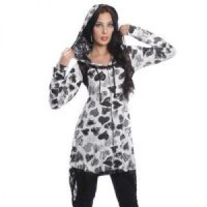  MERIA HOOD LADIES BLACK/WHITE Innocent Lifestyle H-MERIA-BW -  