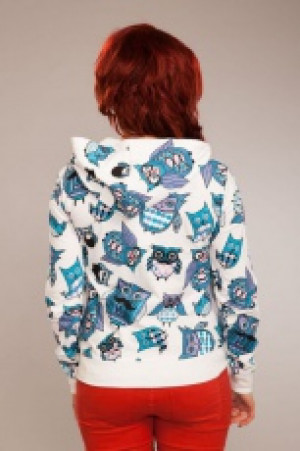 OWL PARTY HOOD LADIES WHITE Innocent Lifestyle H-OPARTY-W -  