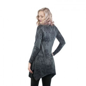  SMOCK LONGSLEEVE DRESS - GREY Innocent Lifestyle D-SMOCKLS-GY -  