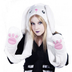  Luv Bunny Lux Hat White - 