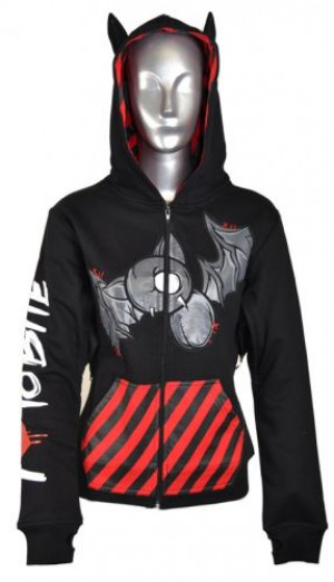  Bat Attack Hood Ladies - 
