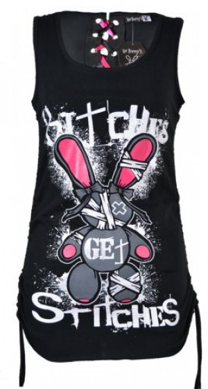  LB STITCHES VEST LADIES BLACK - 