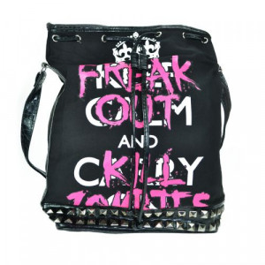  FREAK OUT BAG LADIES BLACK/PINK - 