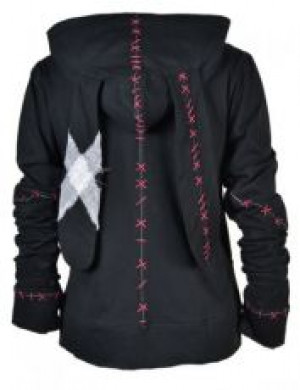 Толстовка LB Stitched Hood Black Ladies Evil Clothing 2246 - маленькая картинка