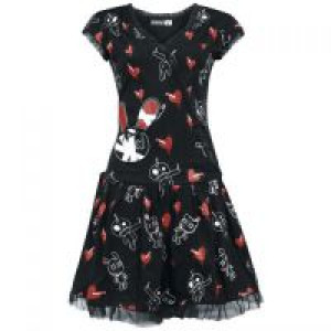  LB PUPPET DRESS BLACK/RED Evil Clothing 1812 -  