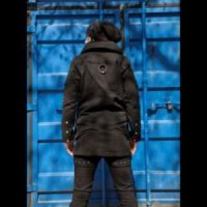  BATTLE COAT MENS BLACK Evil Clothing BATTLE COAT MENS BLACK -  