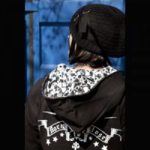  BORN TO LOSE HOOD MEN BLACK Evil Clothing BORN TO LOSE HOOD MEN BLACK -  