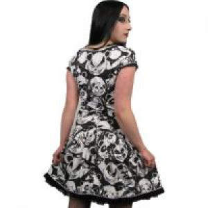  KP FREE HUGS DRESS WHITE Evil Clothing KP FREE HUGS DRESS WHITE -  