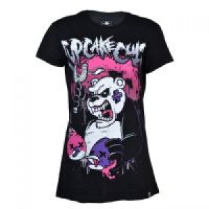  PANDA ATTACK T LADIES BLACK Evil Clothing PANDA ATTACK T LADIES BLACK -  