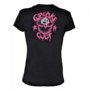  PANDA ATTACK T LADIES BLACK Evil Clothing PANDA ATTACK T LADIES BLACK -  