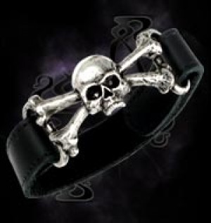  Alchemy Gothic Skull n Bones Strap - 