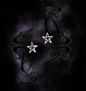  -  Pentagram Studs x 2 - 