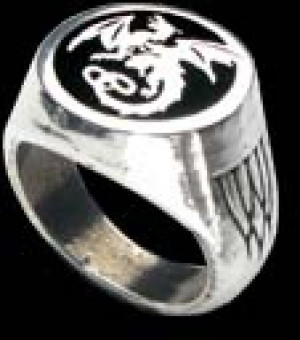  Wyverex Dragon Signet Ring - 