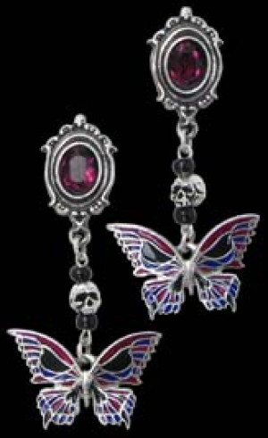  Death's-Head Butterfly Studs - 