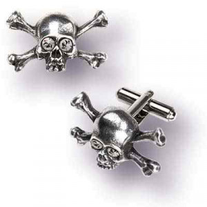  Skull N Bones Stargazer Cufflinks - 