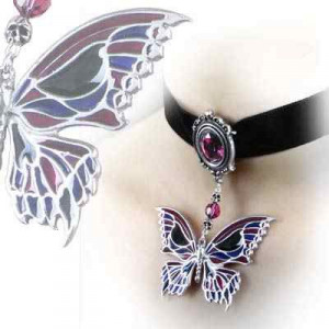  Death's-Head Butterfly Choker - 