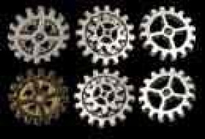  Gearwheel Buttons - Small - 