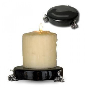  Black Cobra Church Candle Block - 