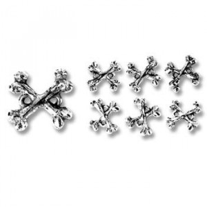   Crossbone Buttons  6 - 