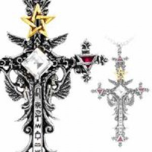    Illuminati Cross Alchemy Gothic P397 -  
