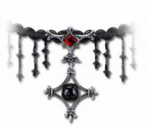  Mournetta Choker Alchemy Gothic P392 -  