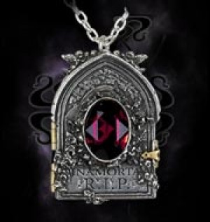    Gravestone Locket Alchemy Gothic P465 -  