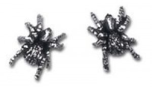  Black Widow studs (pair) Alchemy Gothic E169 -  
