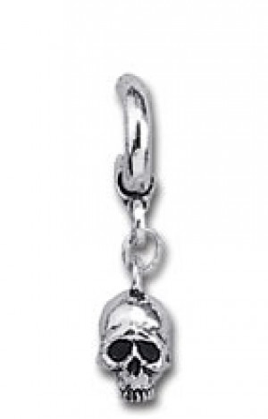    Skull Ring Stud Alchemy Gothic E202 -  