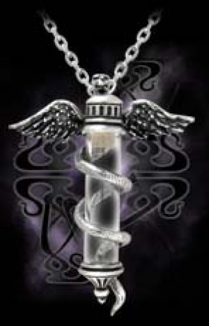    Rod of Asclepius Alchemy Gothic P529 -  