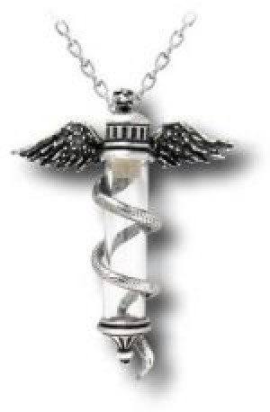    Rod of Asclepius Alchemy Gothic P529 -  