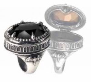  Black Hemlock Poison Ring -  1