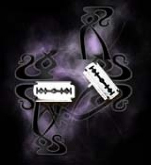 Серьги Razor Studs (Pair) Alchemy Gothic E258 - маленькая картинка