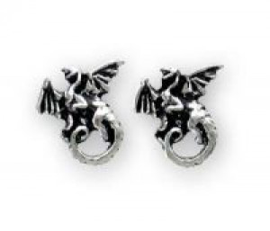  Whitby Wyrm (stud; pair) (Earring) Alchemy Gothic E279 -  