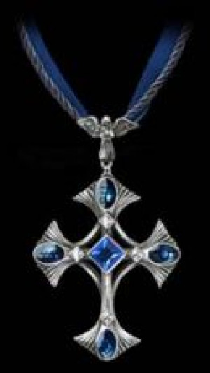   Elementary Crux Angelicus (Pendant) Alchemy Gothic P580 -  