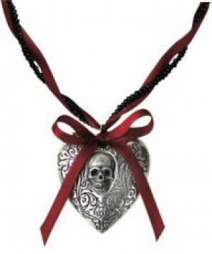    The Reliquary Heart Locket Alchemy Gothic P496 -  