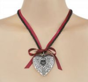    The Reliquary Heart Locket Alchemy Gothic P496 -  