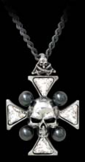   St John's Crystalbone Cross Alchemy Gothic P627 -  