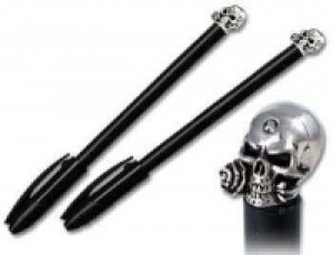  Alchemist Skull pen top Alchemy Gothic BE4 -  