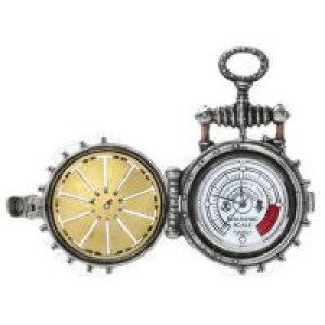 - EER Patent Solar Powered Turbine Fob Watch -  1