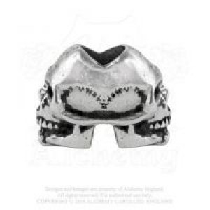    ABR1 Pewter Beard Beads: Janus/Coffin/Alchemist Alchemy Gothic ABR1 -  