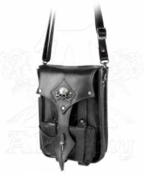  LG69 Leather & Canvas Tablet Pouch: Garanels - Trooper Alchemy Gothic LG69 -  