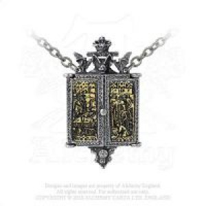  Balkan Triptych Icon Locket Alchemy Gothic P826 -  