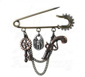    Kilt Pin: Artificer's Utility Pin Alchemy Gothic AKP3 -  