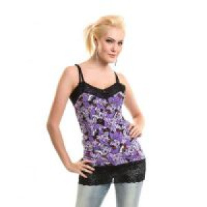  FLY TOP LADIES CUTE BAT Cupcake Cult LOCKED T-FLY-CBAT -  