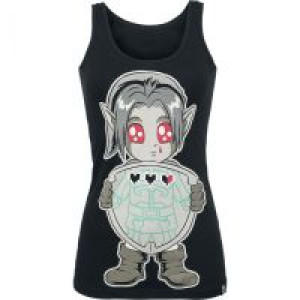  HALF A LIFE VEST LADIES BLACK Cupcake Cult LOCKED T-HALIFE-B -  
