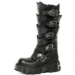  ITALI NEGRO GOMA PUNTOS NOMADA NEGRO TOWER NEGRO ACERO - 
