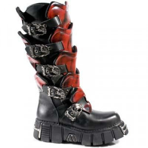  ITALI NEGRO, PULIK ROJO TOWER NEGRO ACERO - 