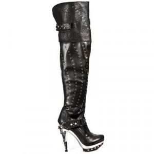  BUFALO NEGRO NAPA ELASTICA NEGRA PL ACERO PUNK - 